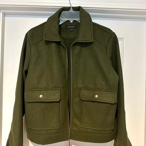 Banana Republic Dark Green Military Jacket